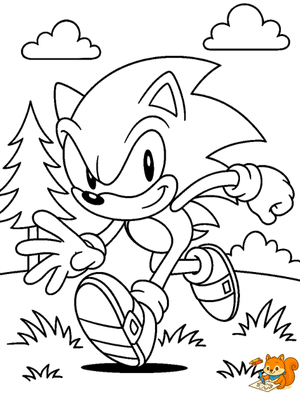 Sonic listo para correr