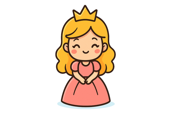 Dibujo de princesas para colorear