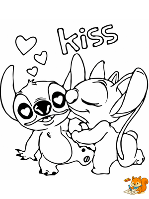 Dibujo para colorear: Dibujo de Angel Stitch