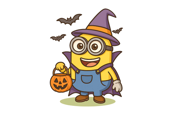 Dibujos animados de Halloween para colorear: categoría con láminas infantiles