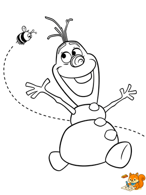 Dibujo para colorear: Dibujo Olaf