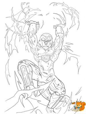 Dibujo para colorear: Freezer para colorear