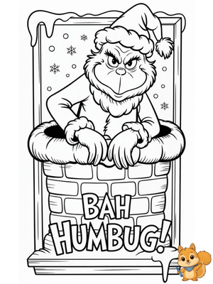 Dibujo para colorear: Dibujo del Grinch