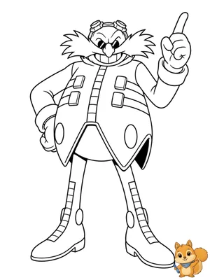 Dibujo para colorear: Dr Eggman para colorear
