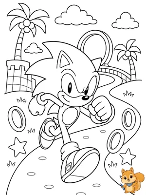 Dibujo para colorear: Sonic Adventure para colorear